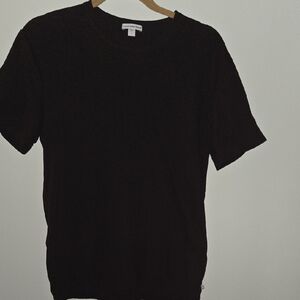 James Perse Jet Black Short Sleeve Tee